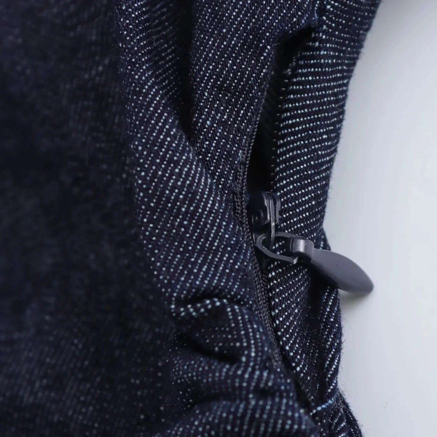 Women’s 2025 Denim Ruched Midi Dress