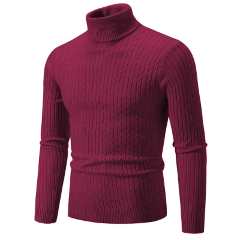 Men’s High Neck Woolen Sweater