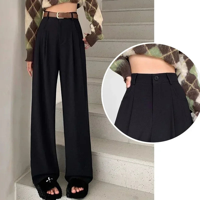High Waist Wide Leg Pants
