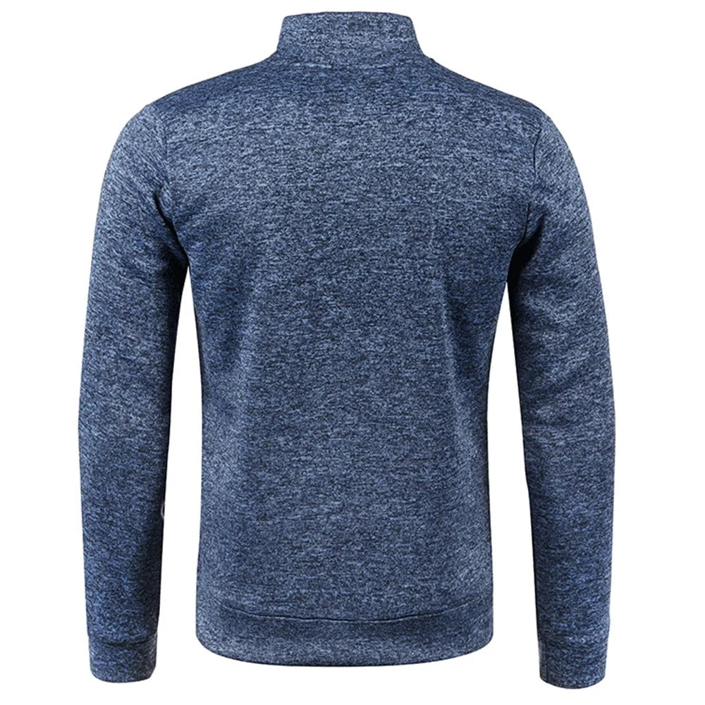 Men’s Half-Zipper Pullover Sweatshirt