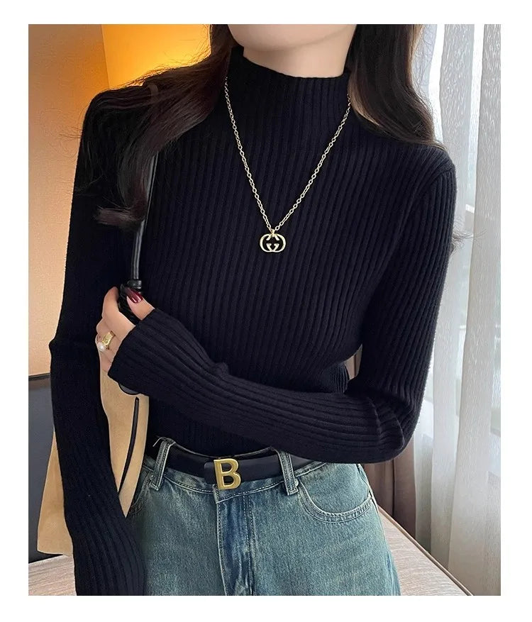 Women’s 2025 Autumn Winter Turtleneck Sweater