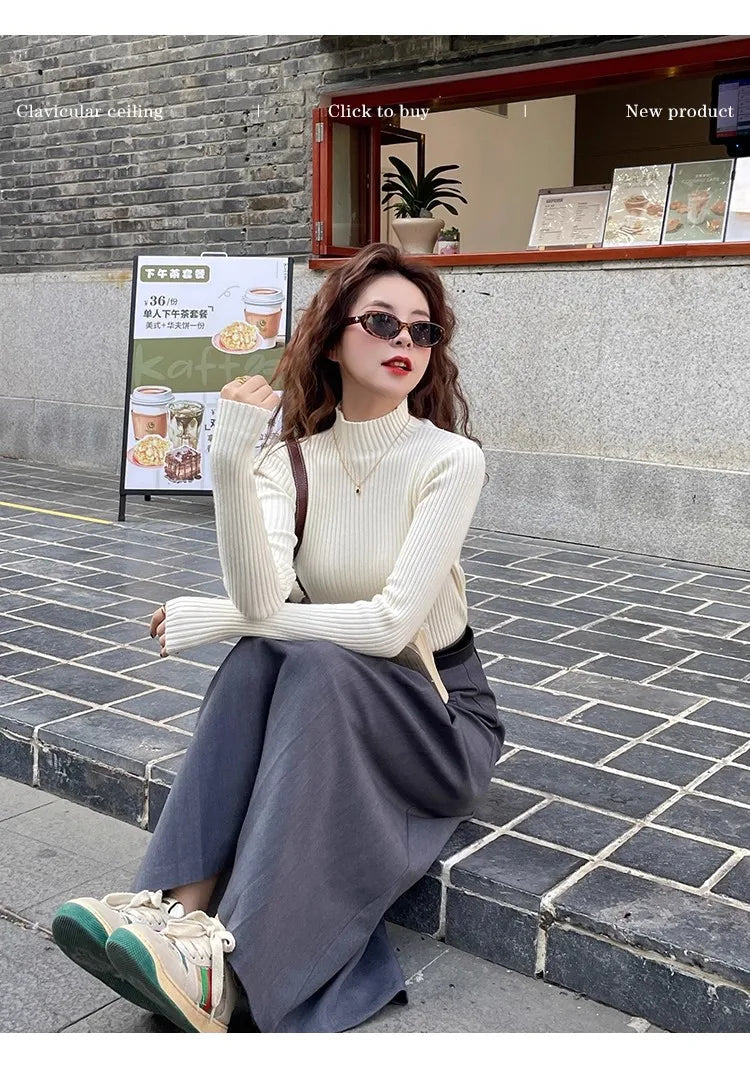 Women’s 2025 Autumn Winter Turtleneck Sweater