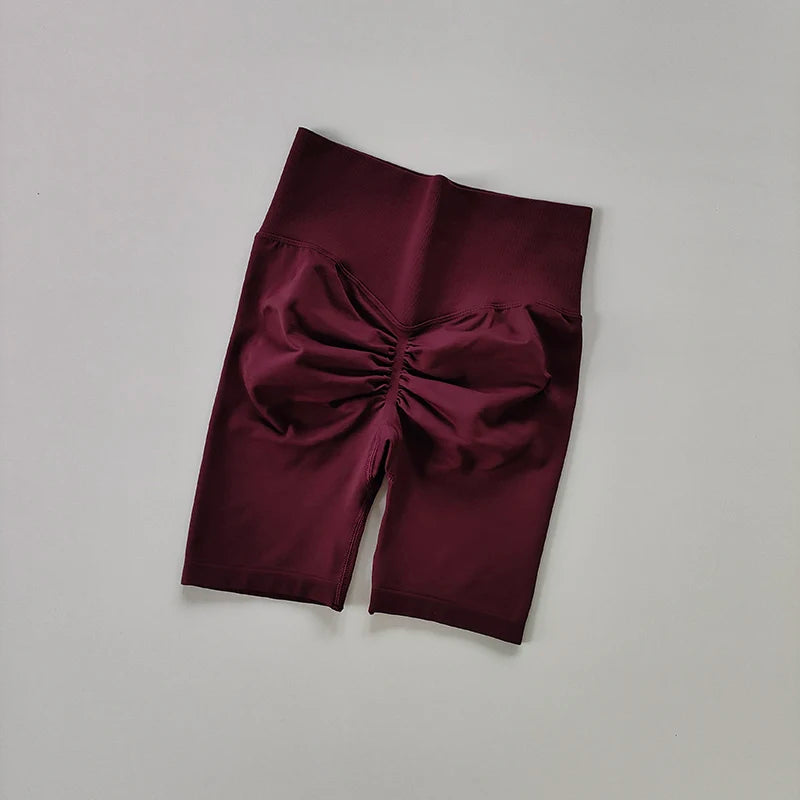 Women’s High-Waist Yoga & Fitness Shorts