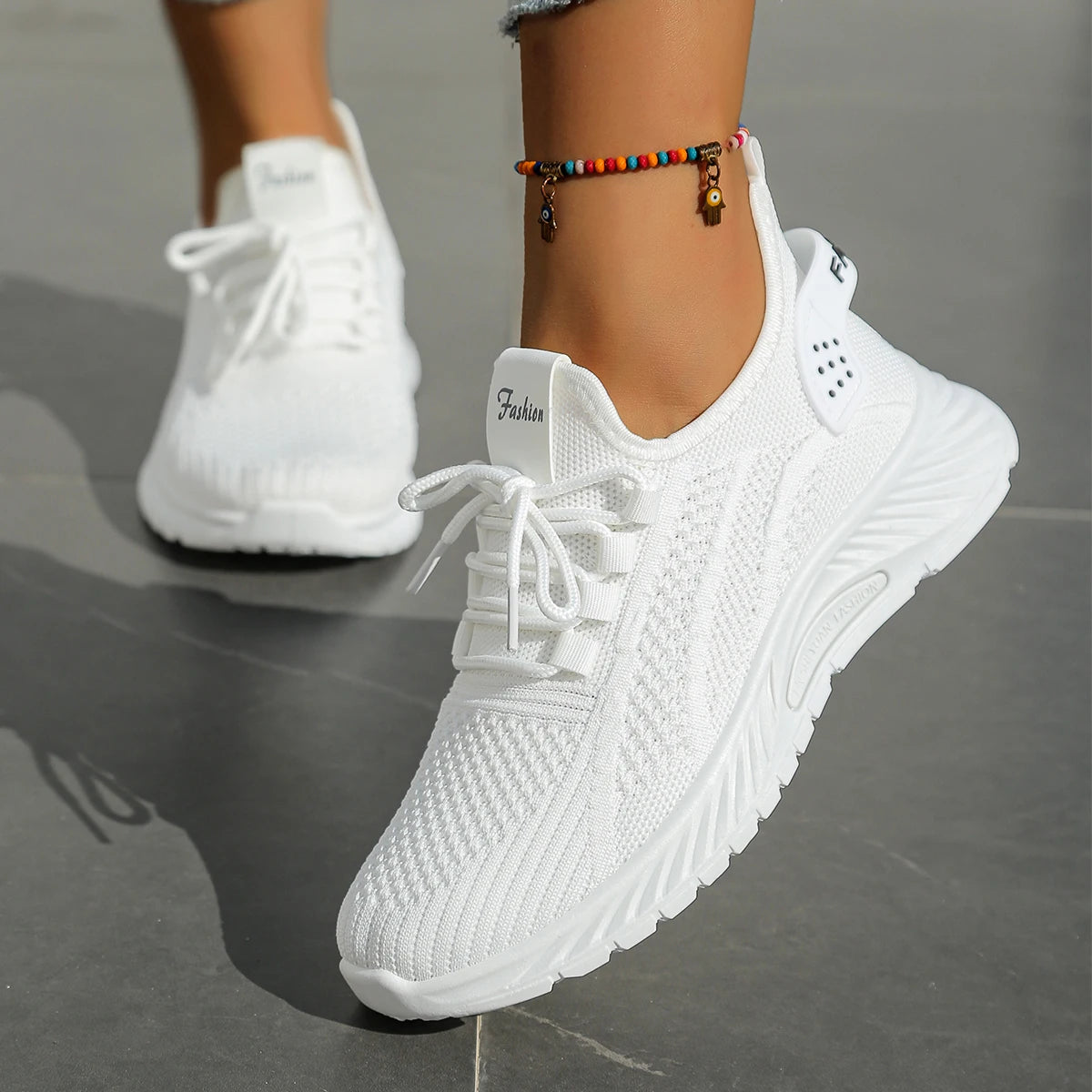 Women's Fly Weaving Casual Sneakers Fall 2025 New Fashion