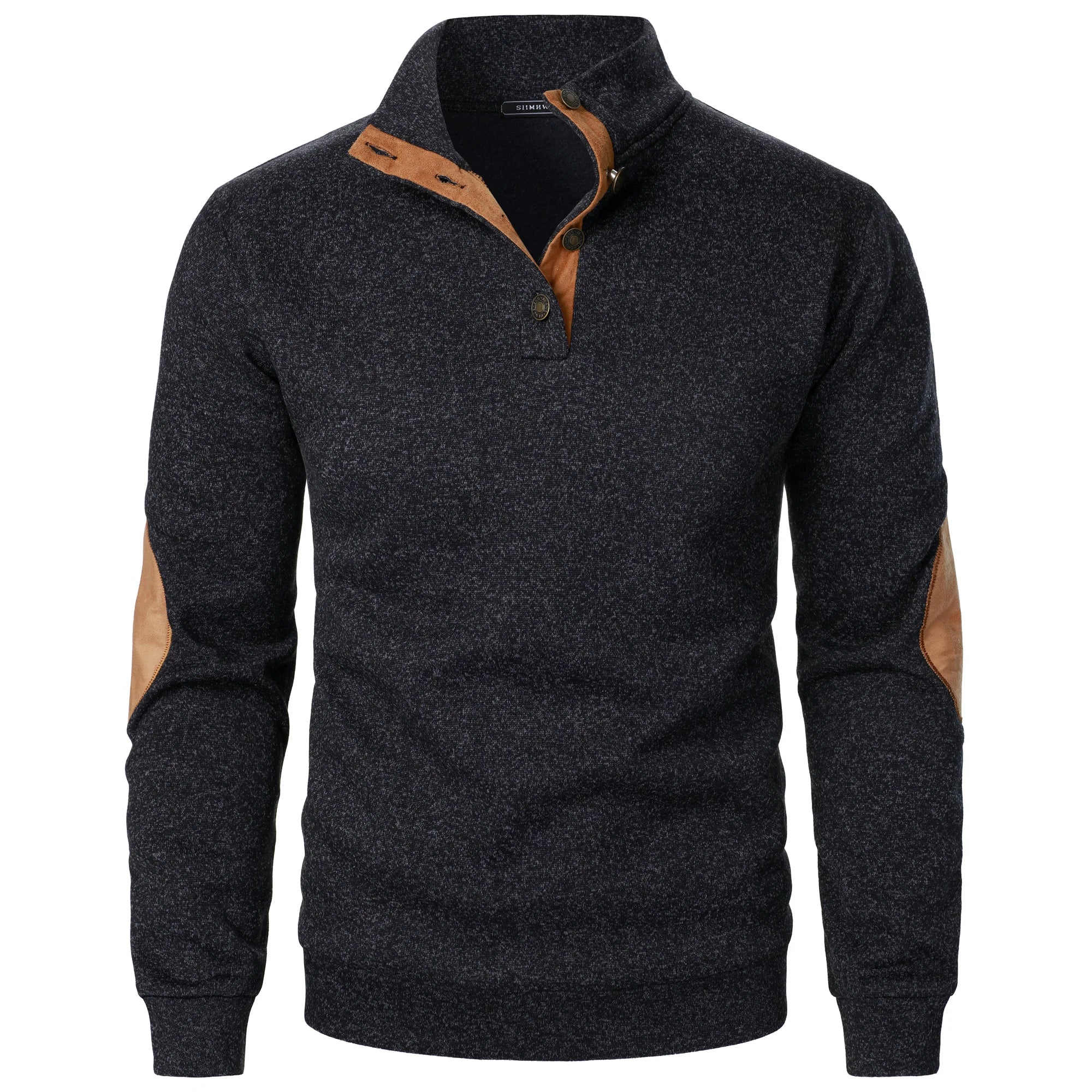 Men’s Autumn Winter Stand Collar Sweater