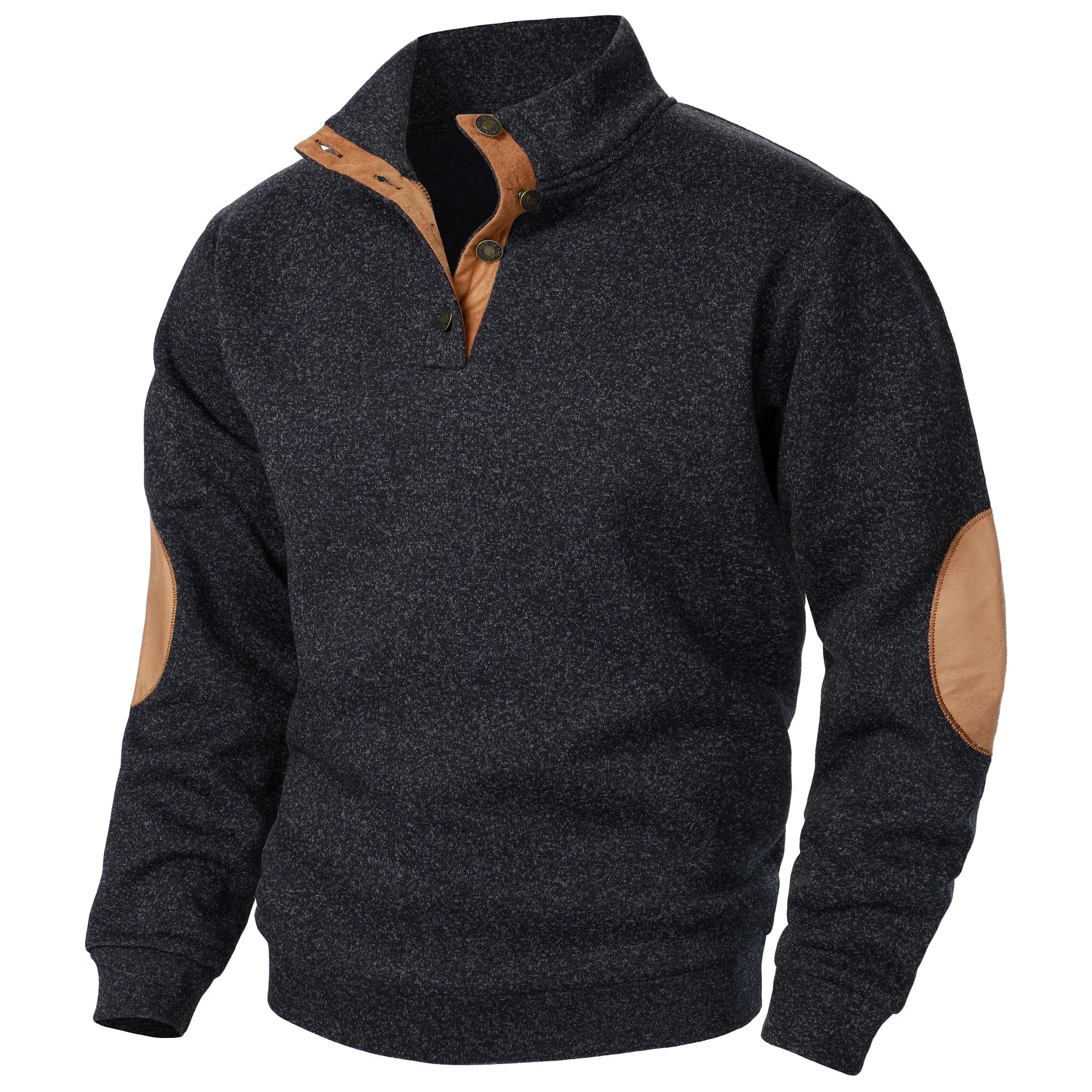 Men’s Autumn Winter Stand Collar Sweater