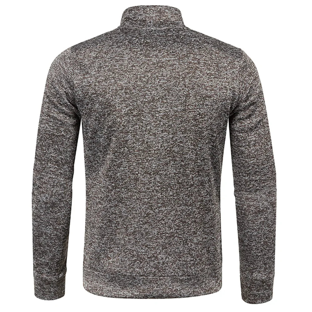 Men’s Half-Zipper Pullover Sweatshirt