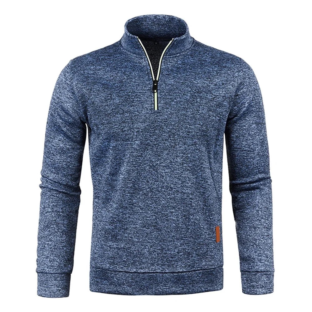 Men’s Half-Zipper Pullover Sweatshirt