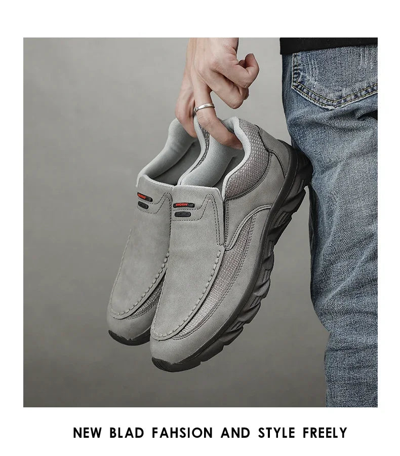 Men’s 2024 Leather Casual Loafers