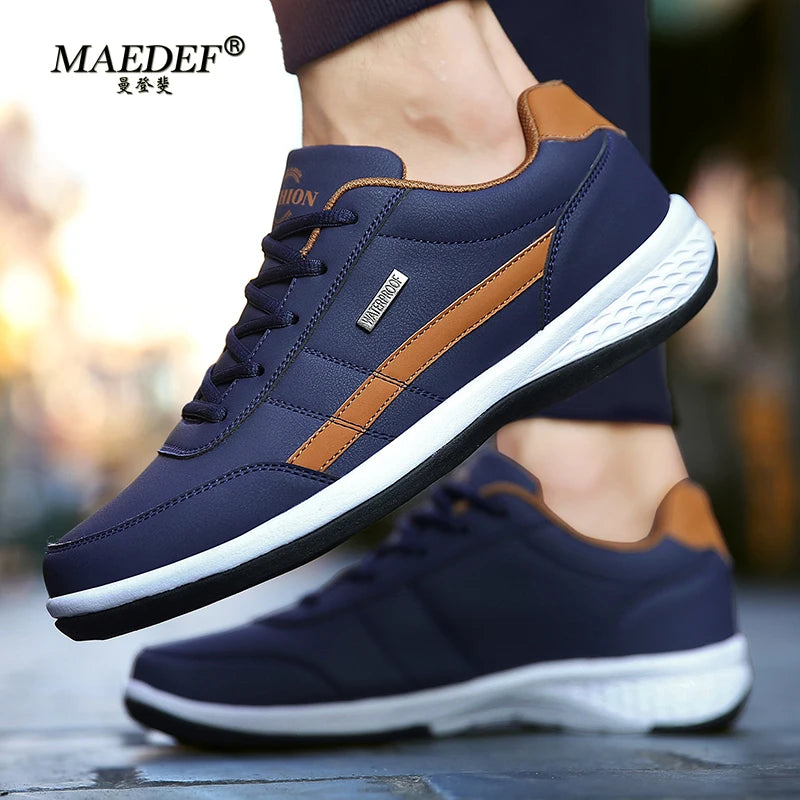 Men’s Waterproof Leather Sneakers