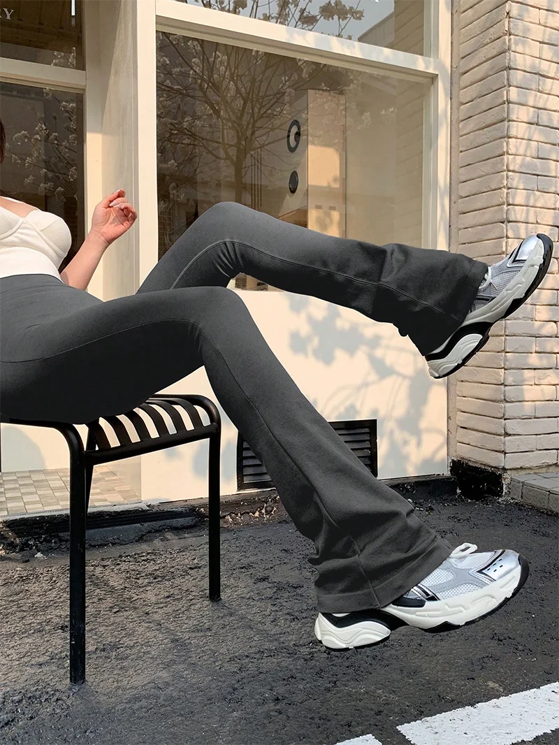 High-Waisted Seamless Flared Yoga Leggings