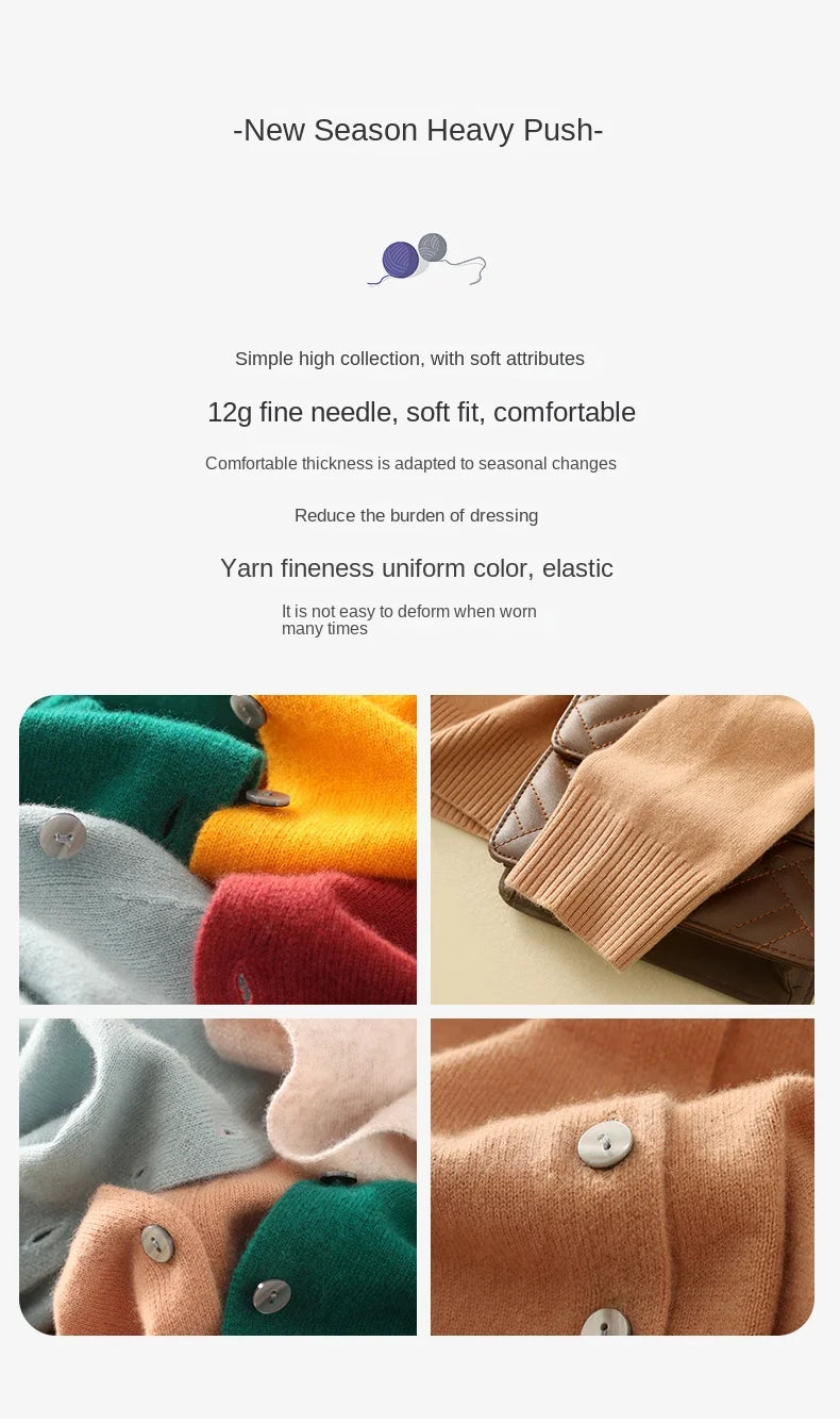 Women’s V-Neck Loose Sweater Cardigan