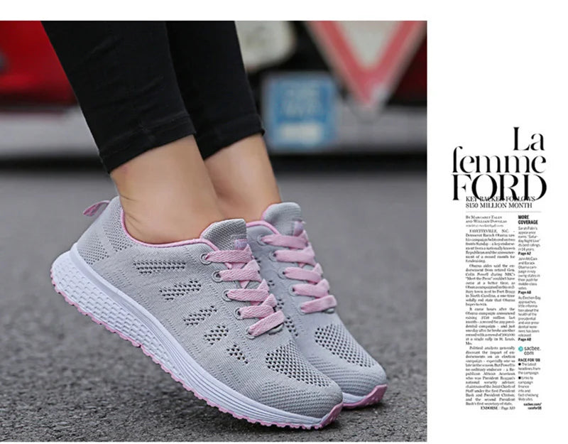 Women's Casual Fly Knit Sneakers