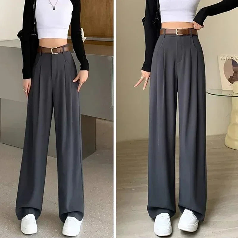 High Waist Wide Leg Pants