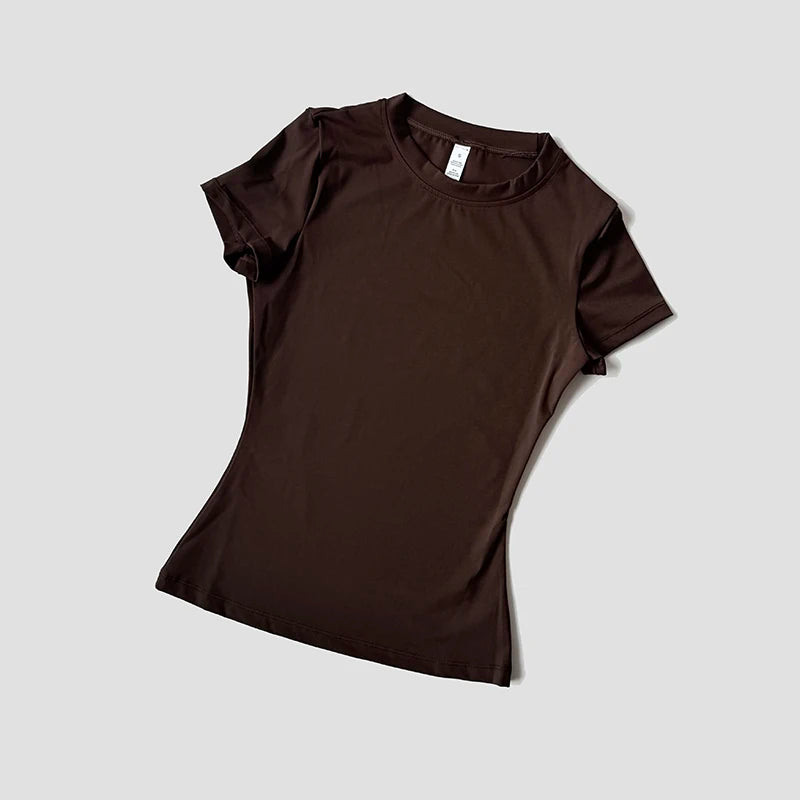 Women’s Seamless Short-Sleeve Yoga Top