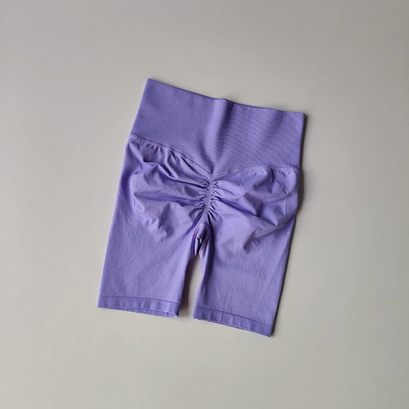 Women’s High-Waist Yoga & Fitness Shorts