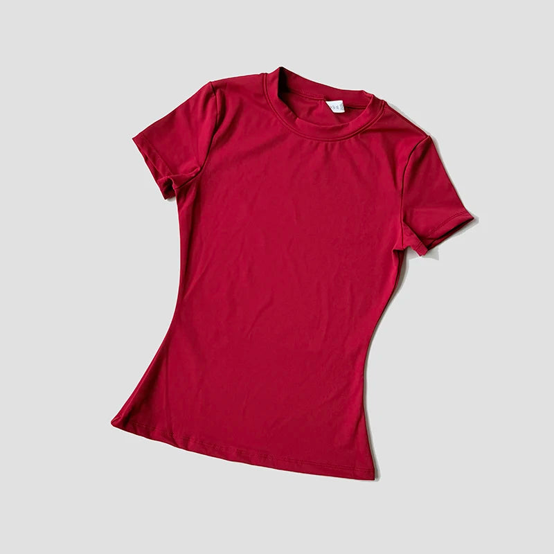 Women’s Seamless Short-Sleeve Yoga Top