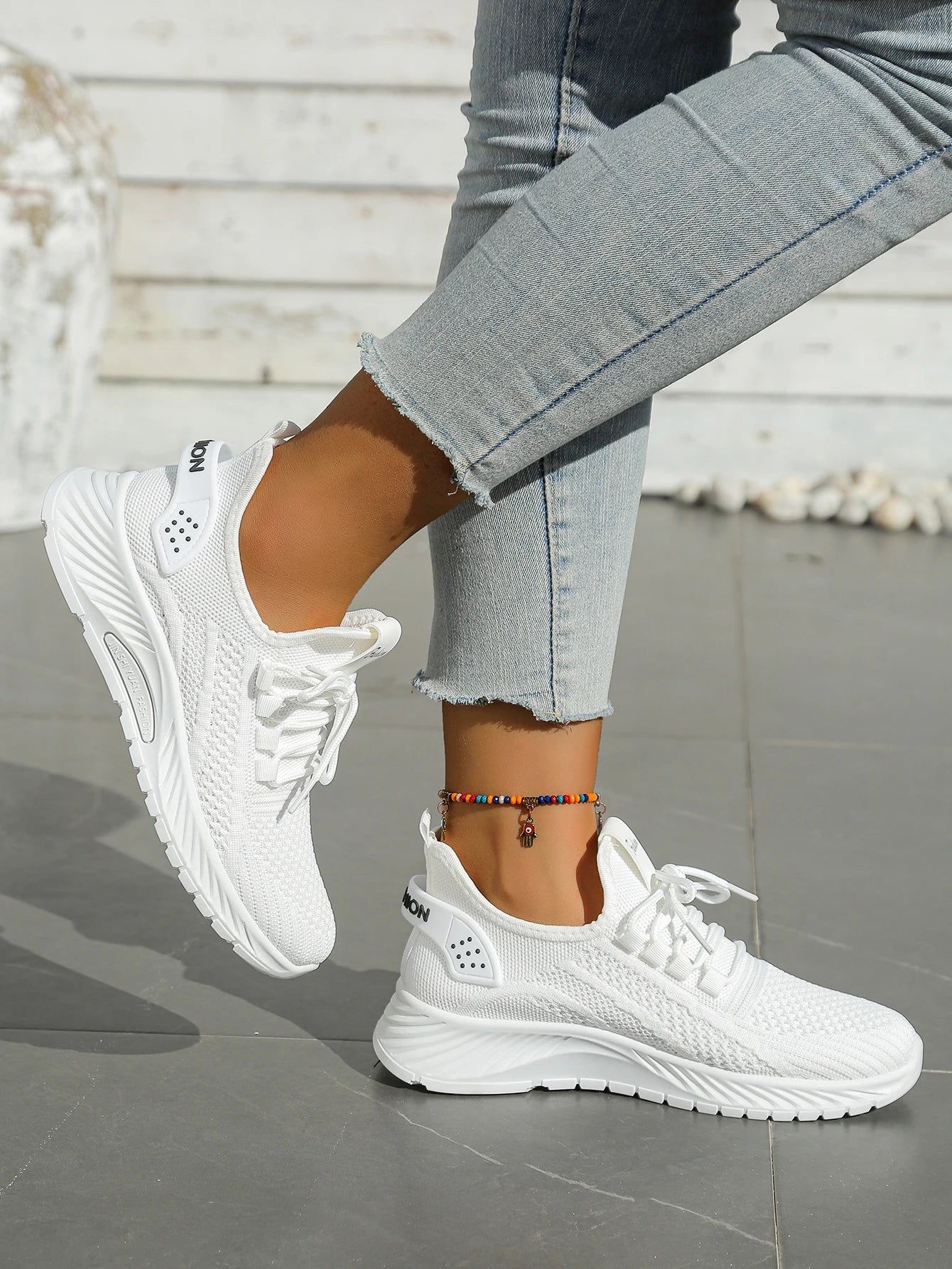 Women's Fly Weaving Casual Sneakers Fall 2025 New Fashion