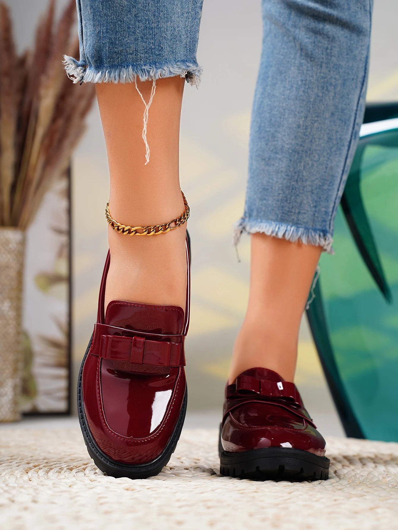 Retro Round Toe Mary Jane Heels