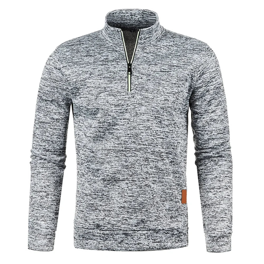 Men’s Half-Zipper Pullover Sweatshirt