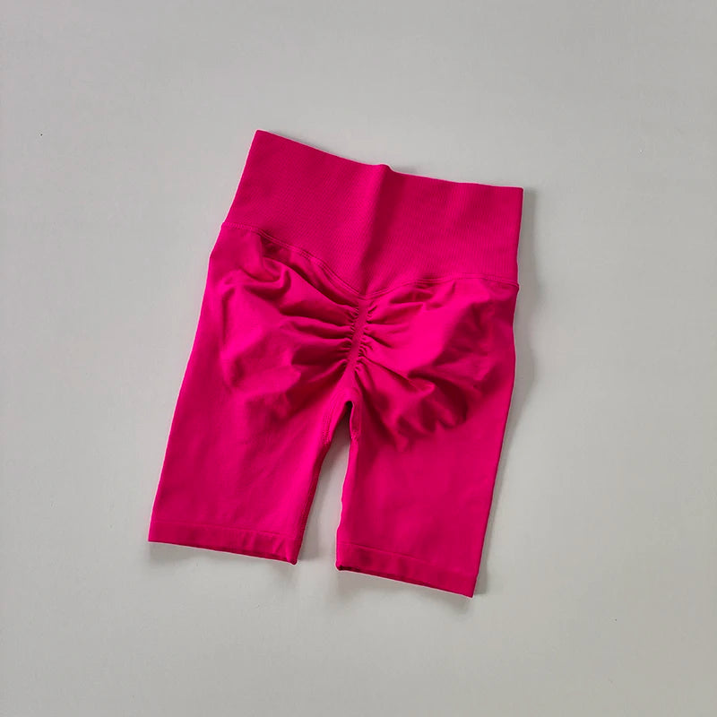 Women’s High-Waist Yoga & Fitness Shorts