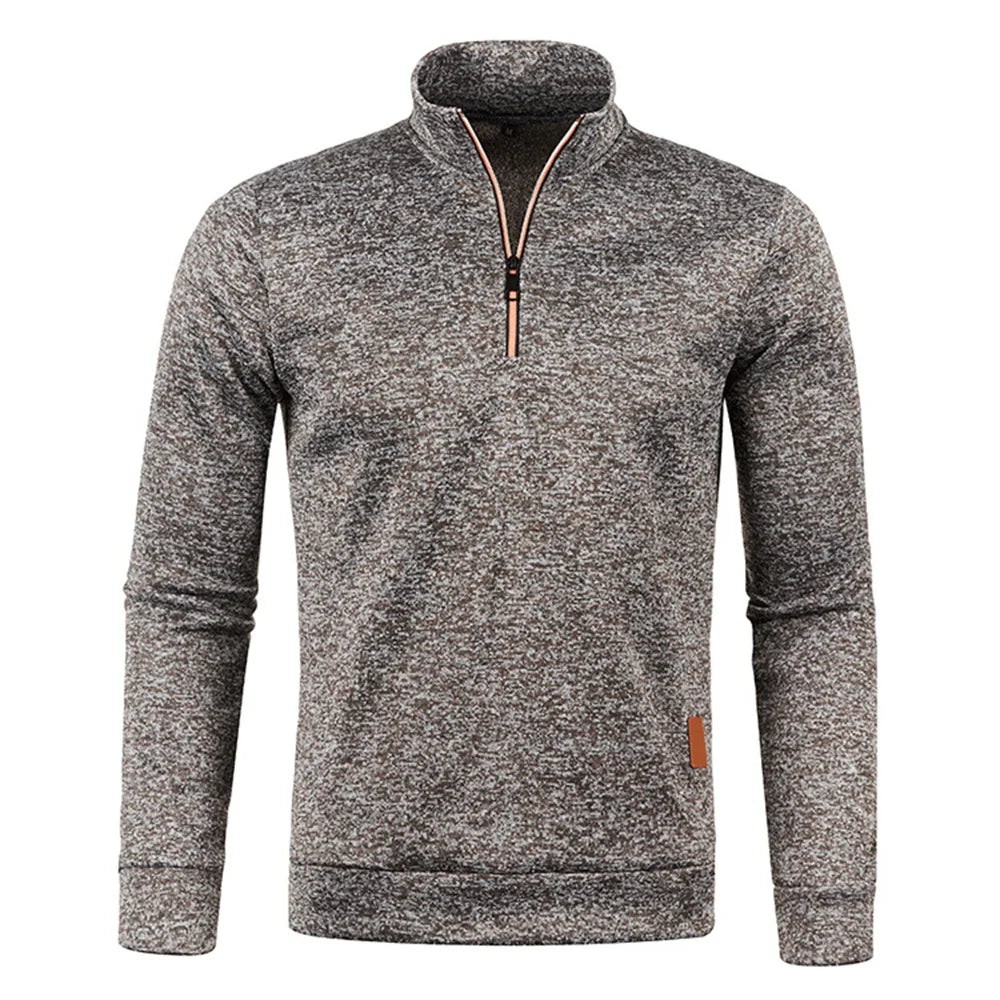 Men’s Half-Zipper Pullover Sweatshirt
