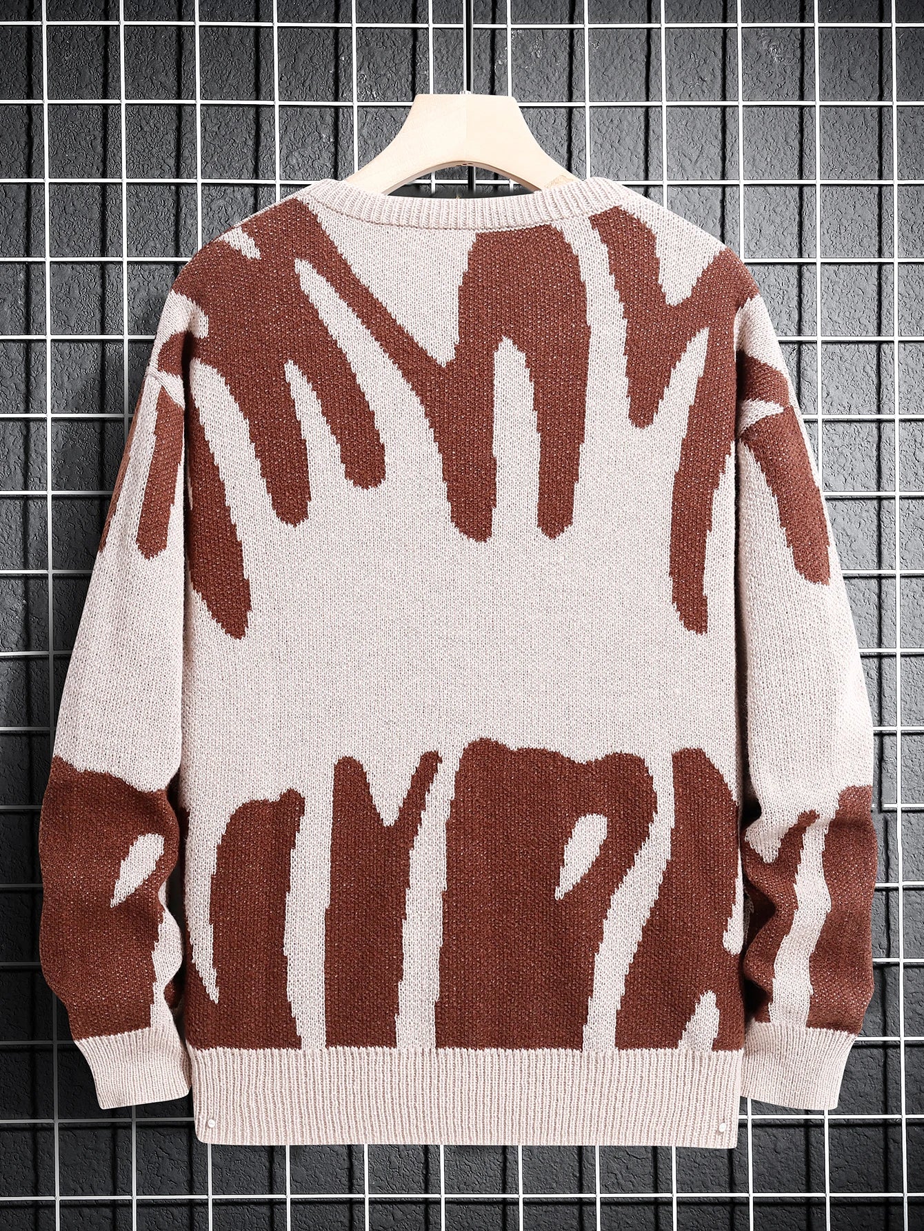 Men’s Autumn Winter Jacquard Pullover