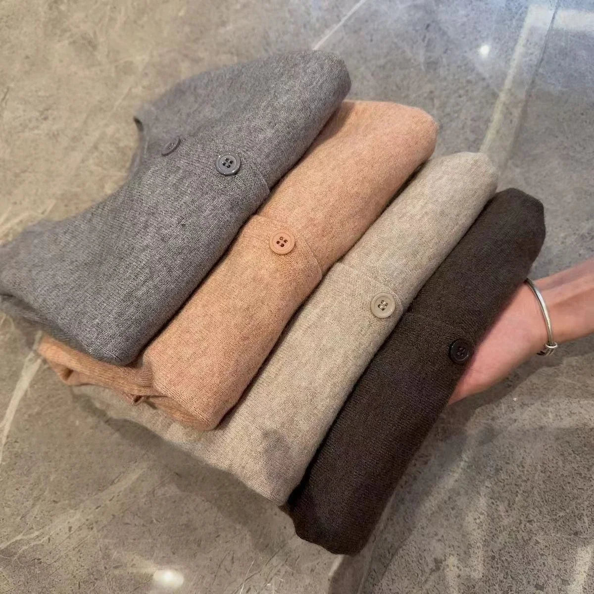 Women’s 2025 Fleece Knit Cashmere Sweater