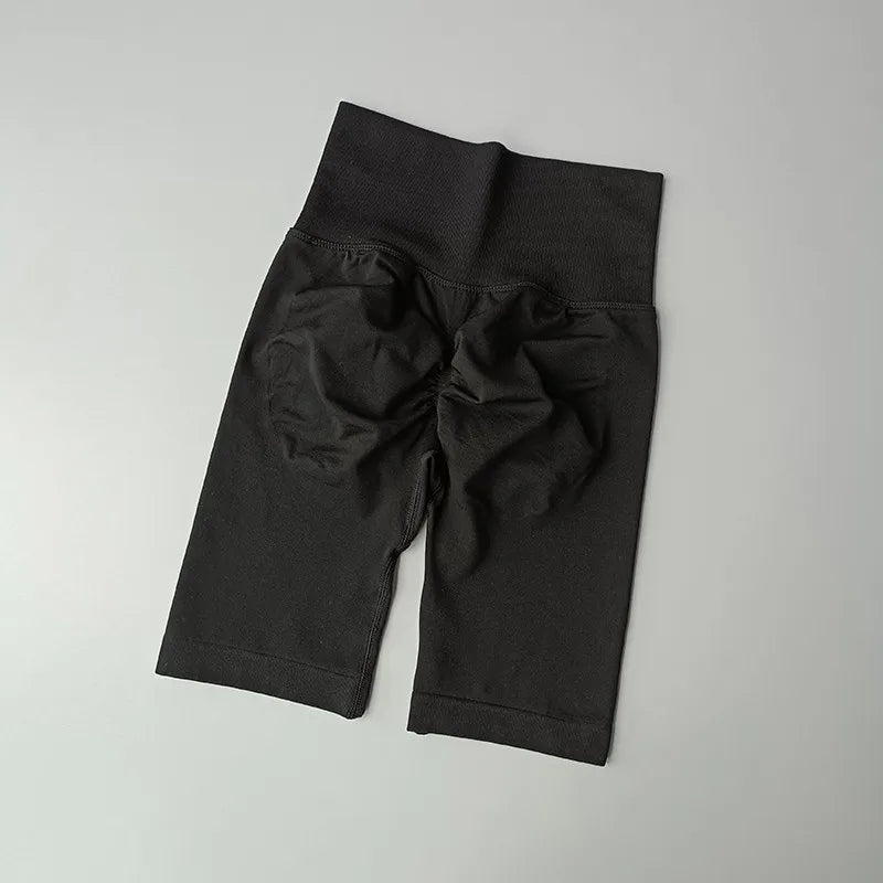 Women’s High-Waist Yoga & Fitness Shorts