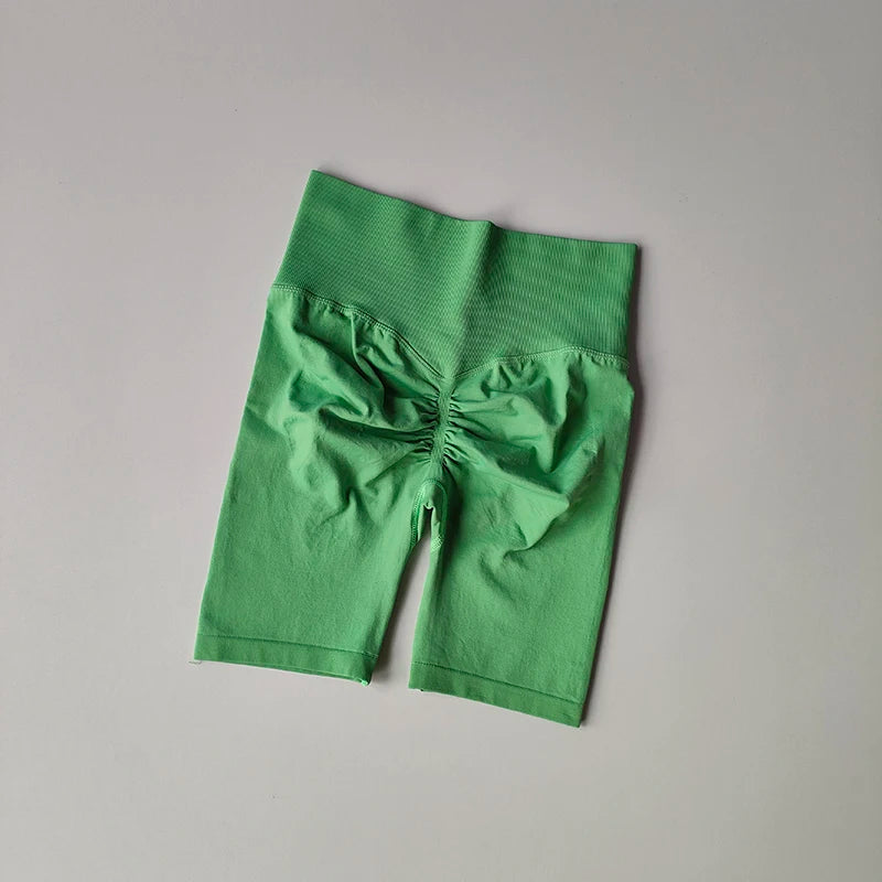 Women’s High-Waist Yoga & Fitness Shorts