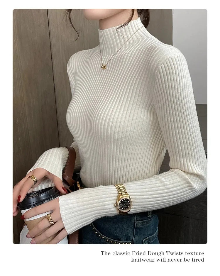 Women’s 2025 Autumn Winter Turtleneck Sweater