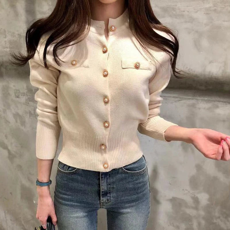 Women’s 2025 Autumn Slim Knit Cardigan