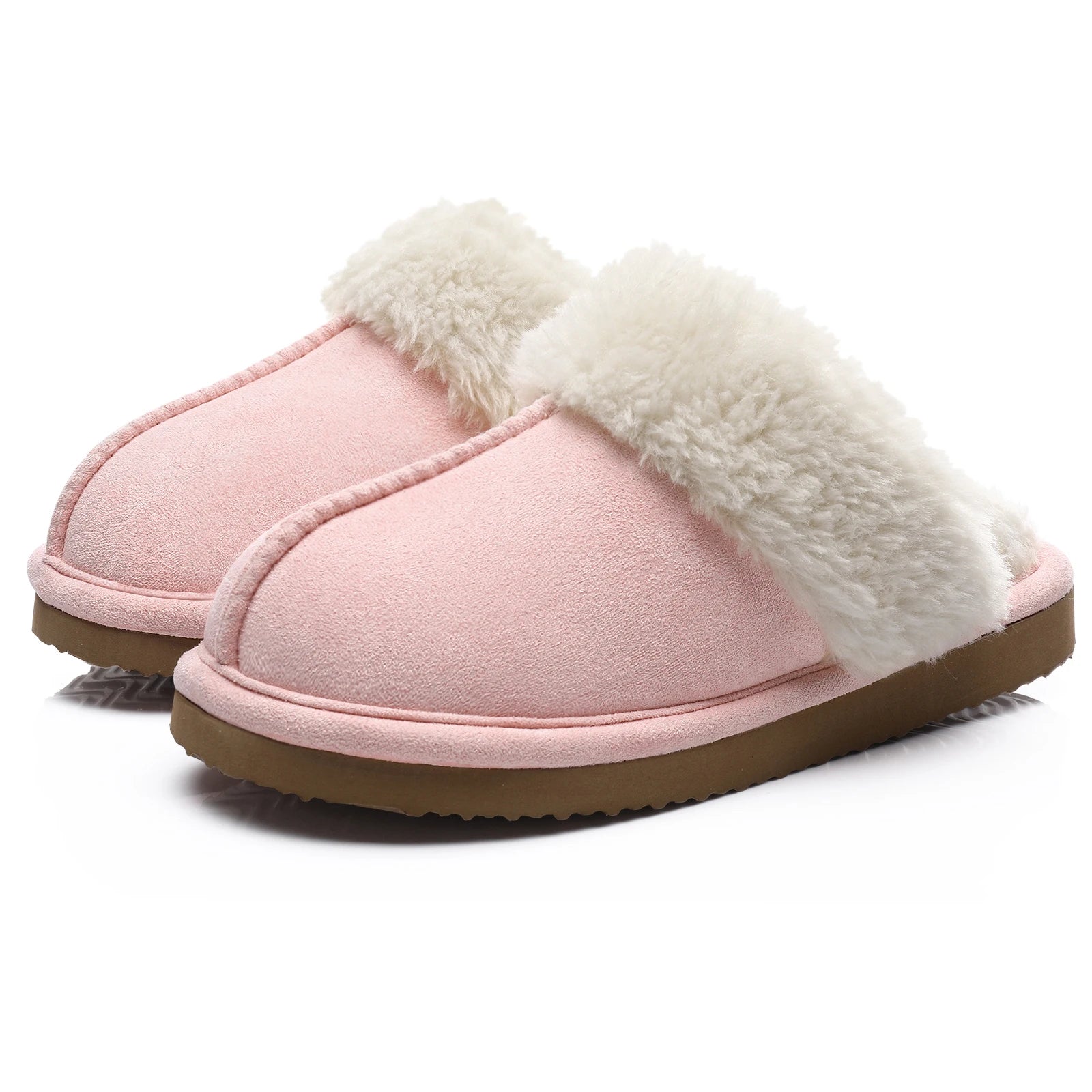 Women's Winter Fuzzy Fluffy Slippers – Soft Indoor & Outdoor Flats