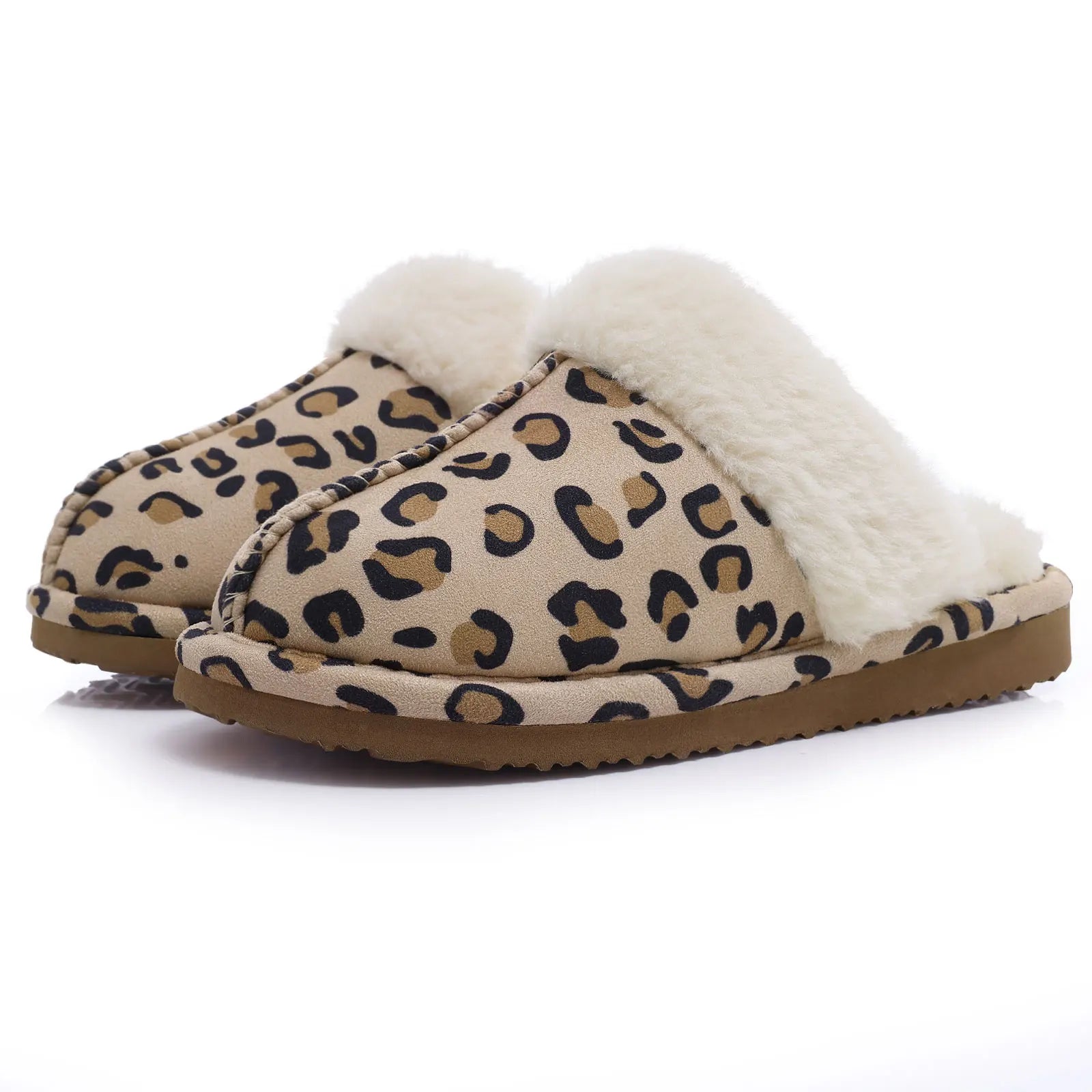 Women's Winter Fuzzy Fluffy Slippers – Soft Indoor & Outdoor Flats