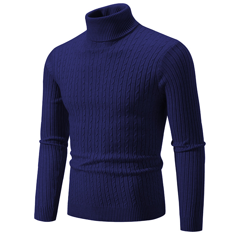 Men’s High Neck Woolen Sweater