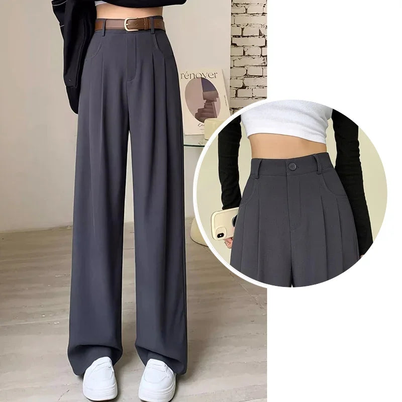 High Waist Wide Leg Pants