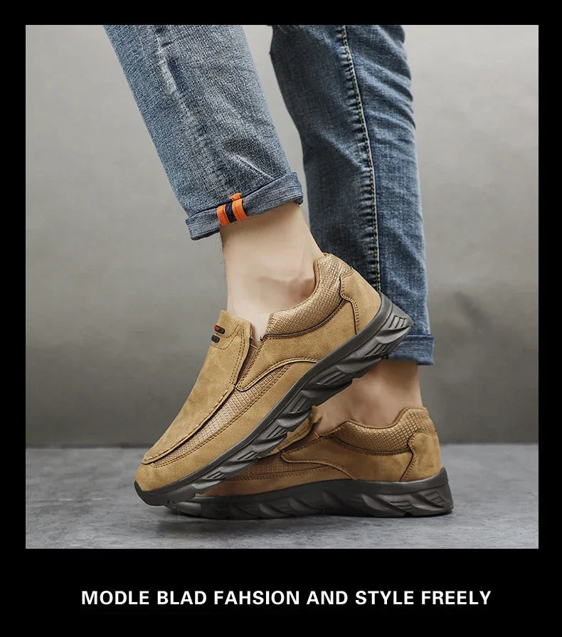 Men’s 2024 Leather Casual Loafers