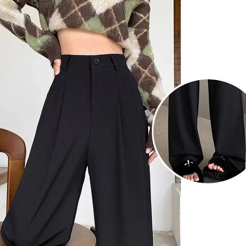 High Waist Wide Leg Pants