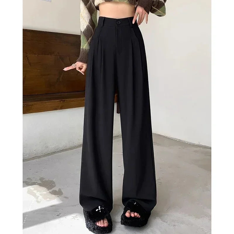 High Waist Wide Leg Pants