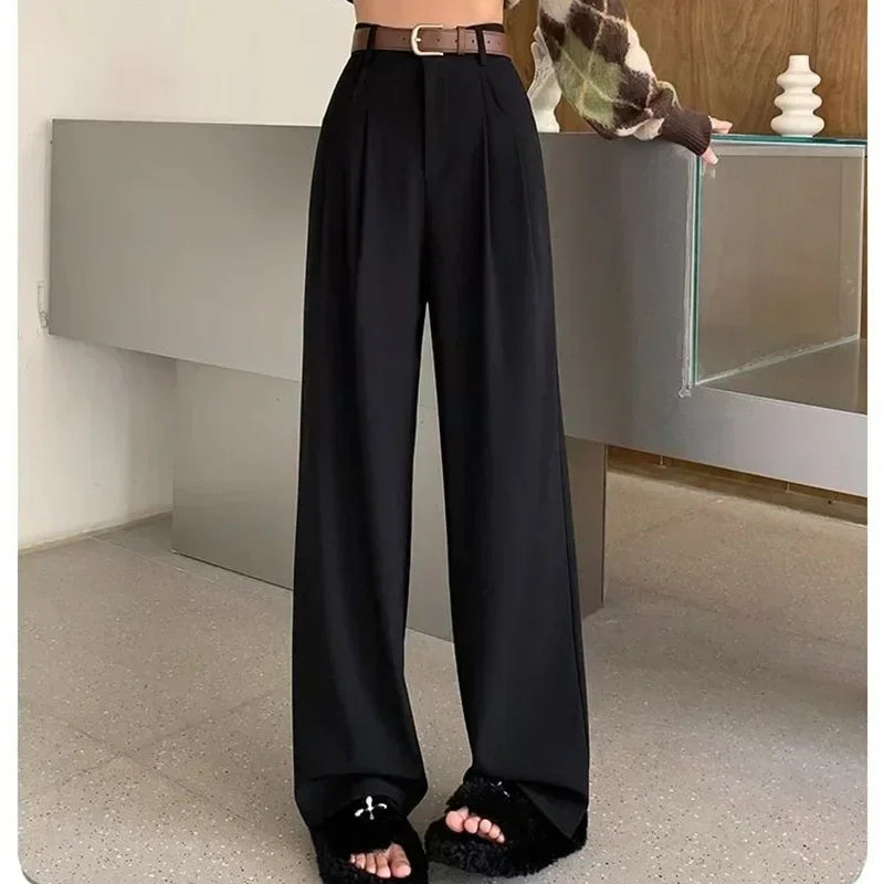 High Waist Wide Leg Pants