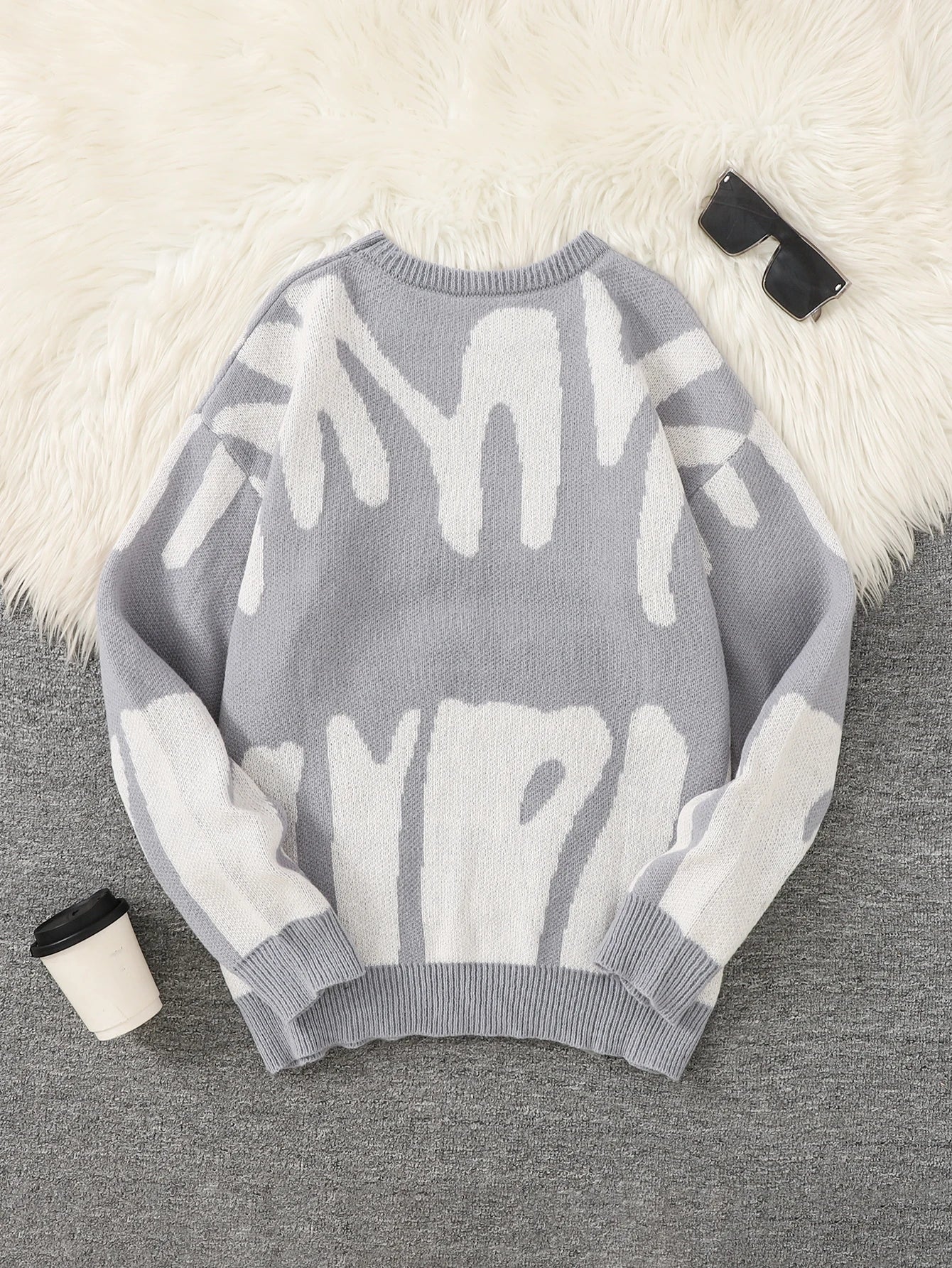 Men’s Autumn Winter Jacquard Pullover