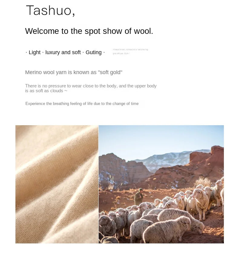 Women’s 100% Wool Half-Neck Pullover