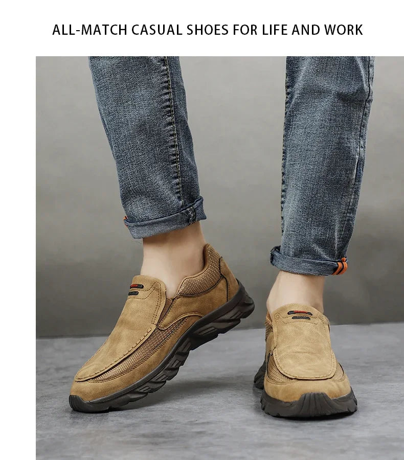 Men’s 2024 Leather Casual Loafers