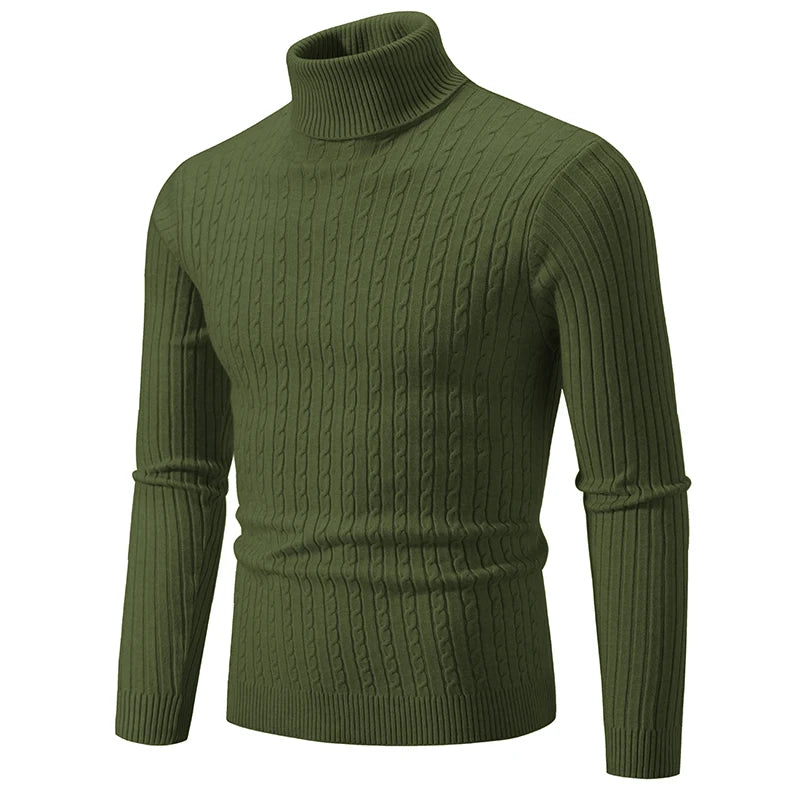 Men’s High Neck Woolen Sweater