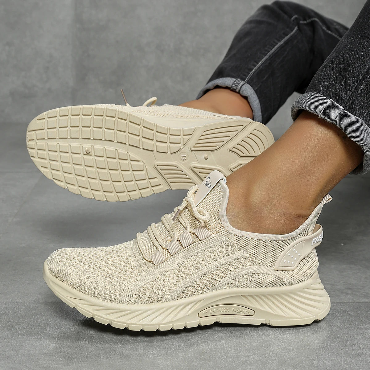 Women's Fly Weaving Casual Sneakers Fall 2025 New Fashion