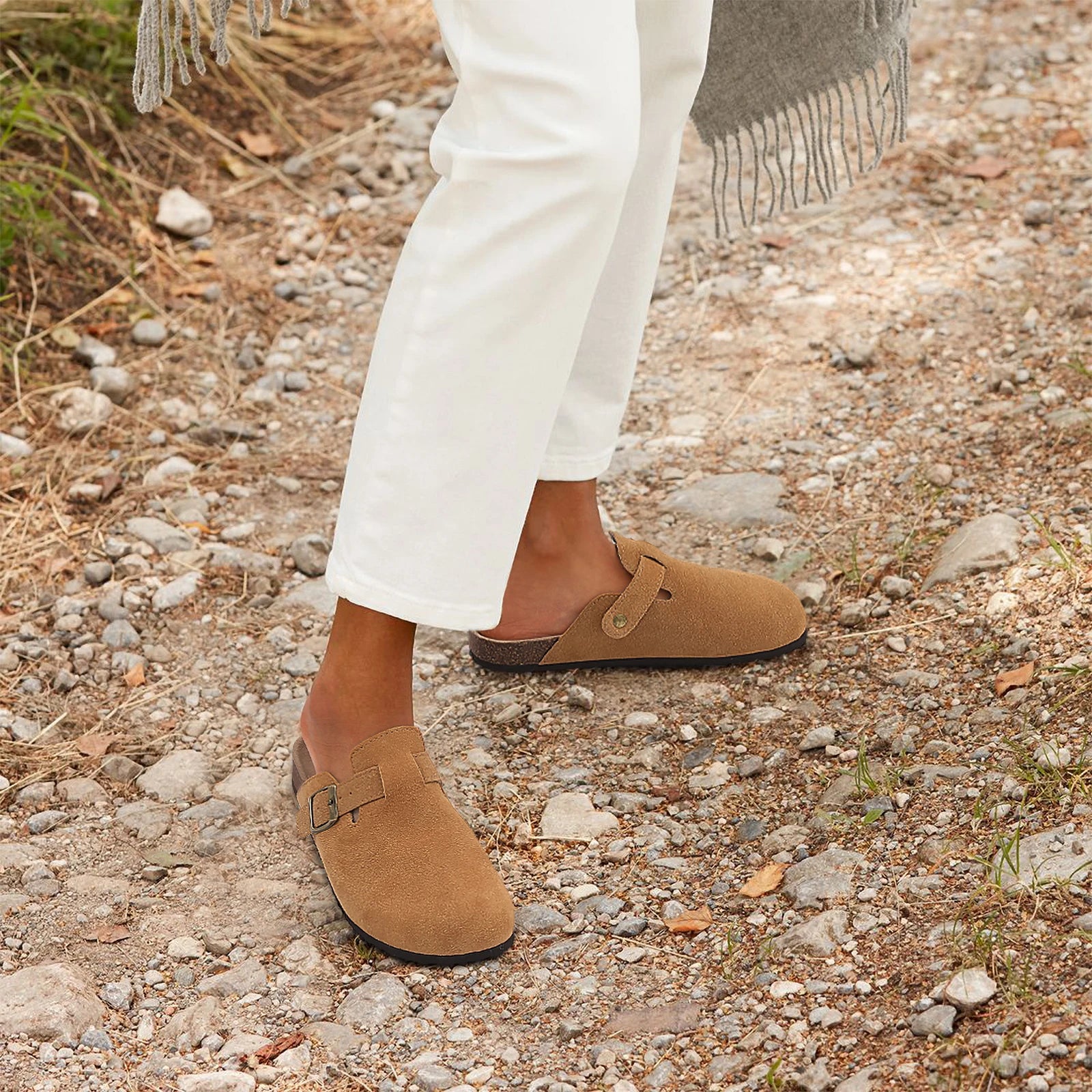 Comwarm Women’s & Men’s Suede Mules