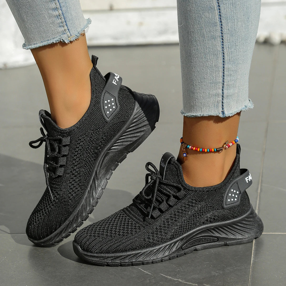 Women's Fly Weaving Casual Sneakers Fall 2025 New Fashion