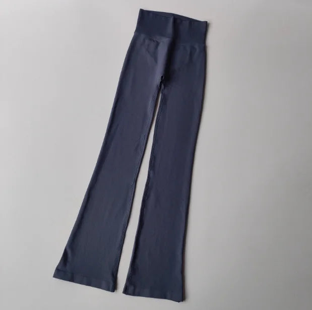 High-Waisted Seamless Flared Yoga Leggings