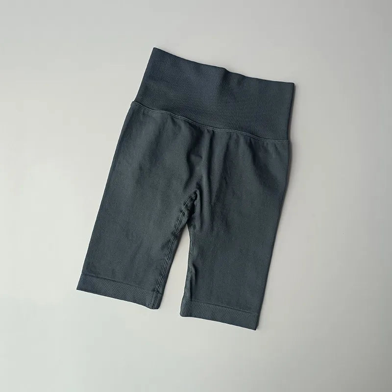 Women’s High-Waist Yoga & Fitness Shorts